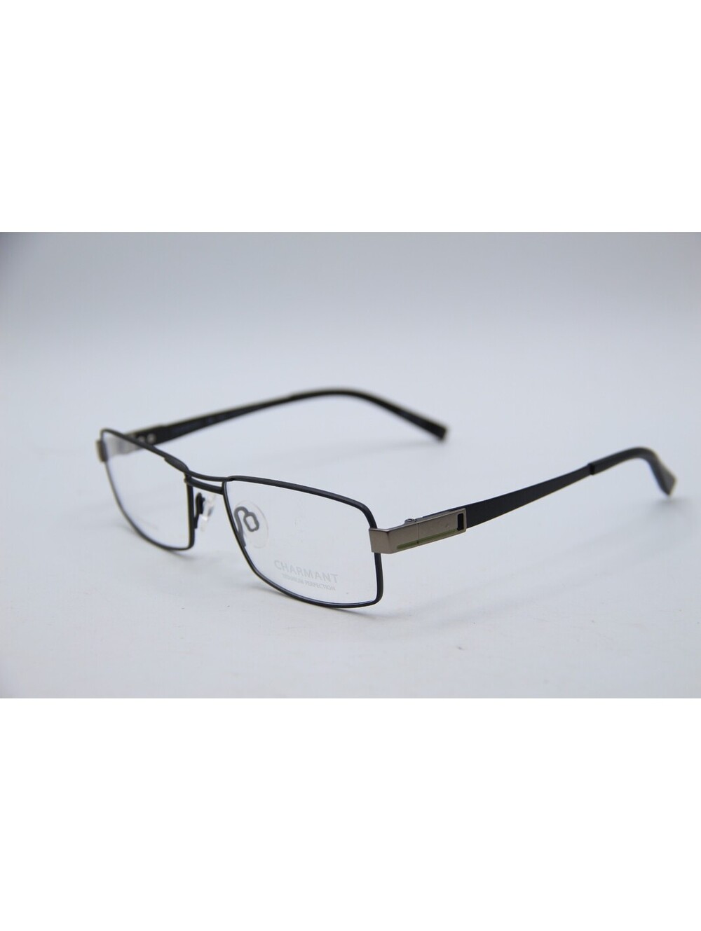 Charmant Ch10764 Bk Black Authentic Eyeglasses 55-17-140